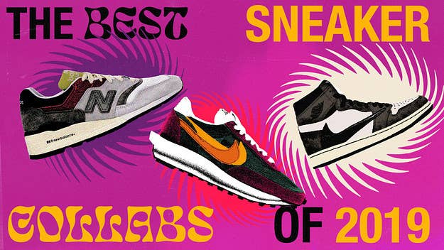 Some of the year's top sneaker collabs include Travis Scott Air Jordans and more. Here are Complex's picks for best sneaker collaborations of 2019.