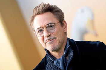Robert Downey Jr attends the Premiere of the movie "Dolittle."