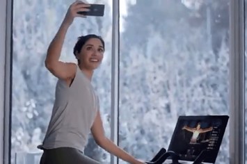 A woman documents her fitness journey in a maligned Peloton ad.