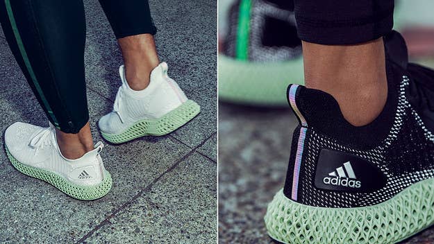 adidas just offered a look to the future with the latest drop from the brand's innovative 4D range, a wavey reflective ALPHAEDGE 4D for AW19.