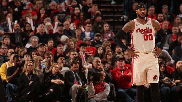 After more than a year between games, Carmelo Anthony says he was ready to retire before getting a contract offer from Portland.
