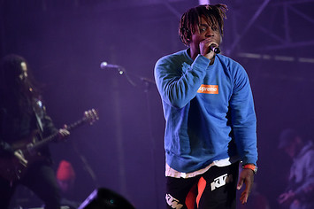 Juice Wrld performs live during Rolling Loud music festival.