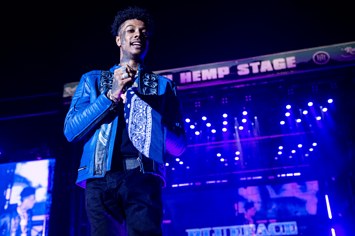 Blueface performs.