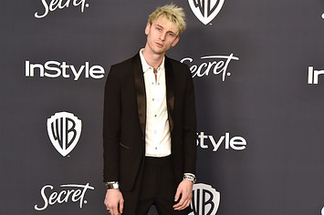 Machine Gun Kelly attends Warner Brothers and InStyle Annual Post Golden Globes After Party.