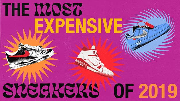 From Trophy Room x Air Jordans to Off-White x Nike Air Force 1s, these are the shoes with the biggest price tags on the secondary market.