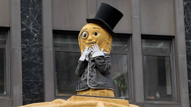 Mr. Peanut appears to have blown up just a week and a half before the Super Bowl.