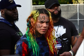 6IX9INE performs at Made in America Music Festival