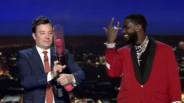 Gucci also performed "Move On" and offered up some wise advice for young audience members.