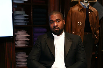 Kanye West attends Jim Moore Book Event At Ralph Lauren