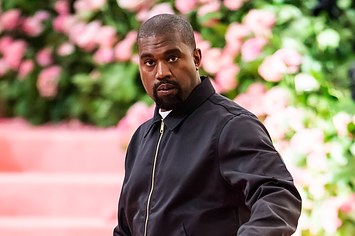 Kanye West is seen arriving to the 2019 Met Gala Celebrating Camp