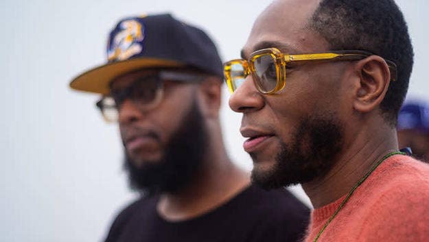 Canada's Narcy catches up with YBN Cordae and Stretch and Bobbito at Sole DXB 2019.