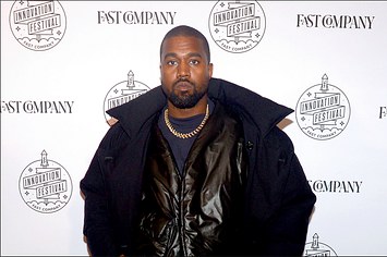 Kanye West attends the Fast Company Innovation Festival