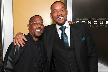 Martin Lawrence and Will Smith attend a screening Of Columbia Pictures' "Concussion"