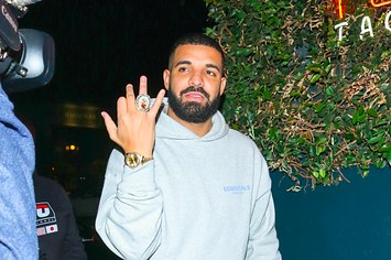 Drake is seen on October 23, 2019 in Los Angeles, California