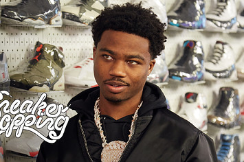 Roddy Ricch Goes Sneaker Shopping With Complex