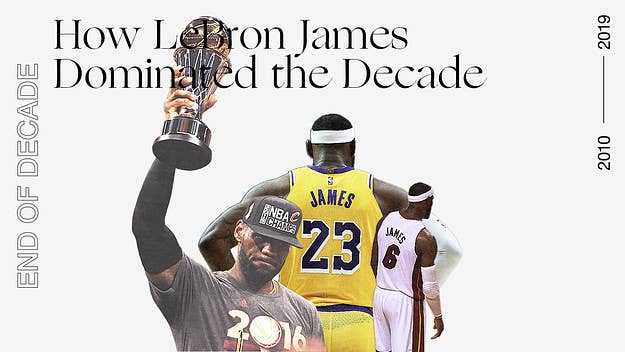 From his lifetime Nike deal to charter schools in Akron, here's how LeBron James dominated the past 10 years in sports, on & off the court. 