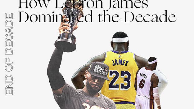 From his lifetime Nike deal to charter schools in Akron, here's how LeBron James dominated the past 10 years in sports, on & off the court.