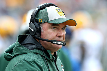 Head coach Mike McCarthy at Green Bay.