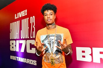 Blueface attends the BET Awards 2019