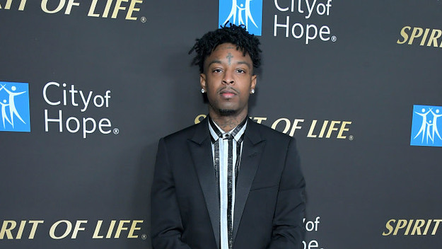 SPOTTED: 21 Savage Lives it Up on Tour Wearing Marni, Louis