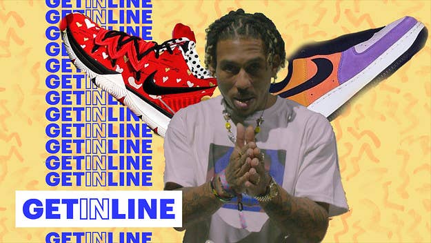 'Get in Line' host Racks caught up with ComplexCon Long Beach attendees to find out what they were planning to cop and how much money they were willing to drop.