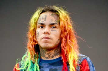 6ix9ine performs on the Rocky Stage