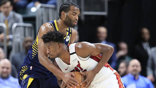 Things got very tense during Wednesday night's Pacers-Heat game.