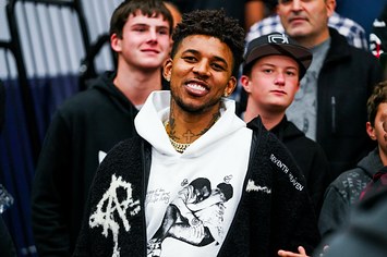 JANUARY 04: Nick Young attends the Sierra Canyon vs Mayfair