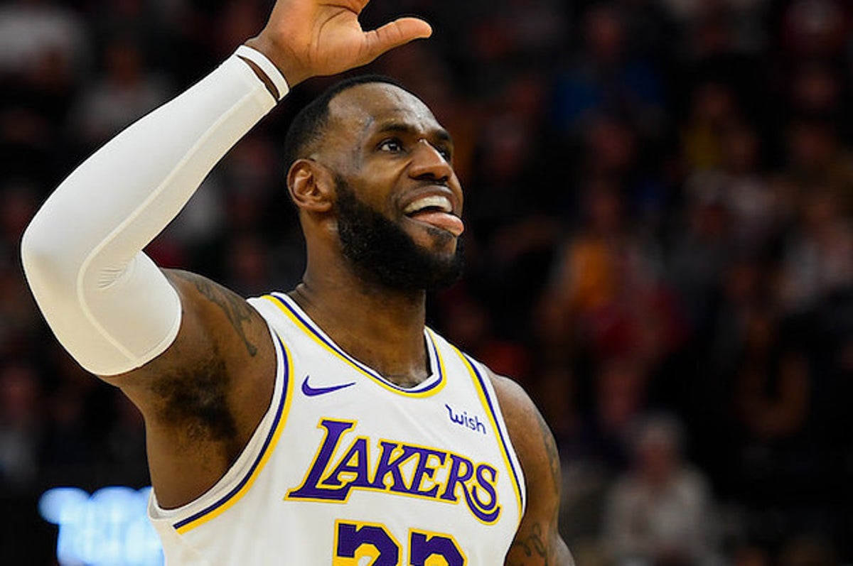 LeBron James Wears Nike x Tiffany Co. Air Force 1s to the Lakers Game