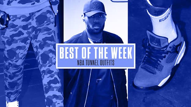 From PJ Tucker wearing Rhude to Frank Jackson in the Travis Scott x Nike Air Force 1, here are some of the best NBA tunnel outfits of the week.