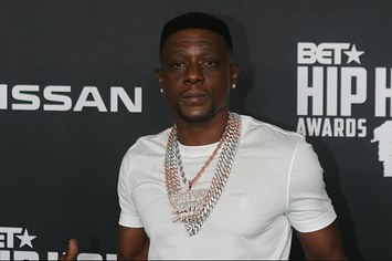 lil Boosie arrives to the 2019 BET Hip Hop Awards