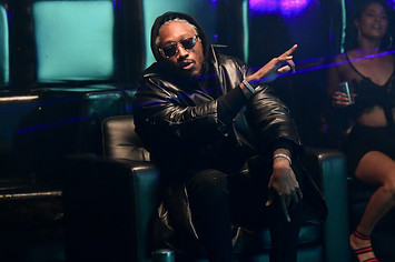 Rapper Future seen on Set of DVSN "No Crying."