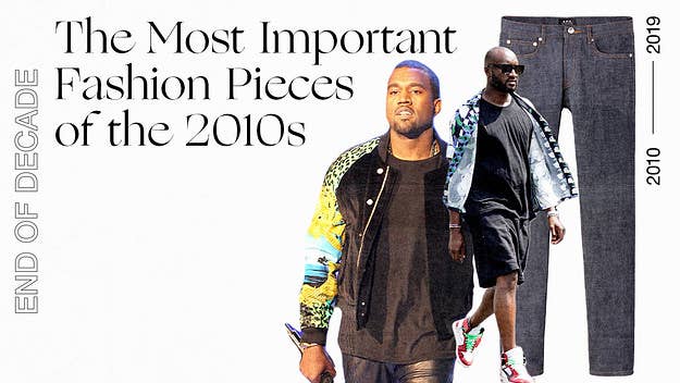 The best items in fashion and streetwear that defined each year of the 2010s decade, including Off-White x Nike, Kith Mercer pants, Thrasher hoodies and more. 