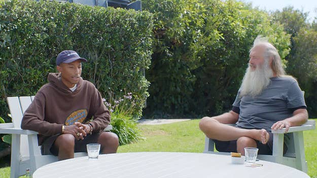 Pharrell and Rick Rubin sat down for a lengthy interview, discussing everything from the Shazam app to the "Blurred Lines" copyright lawsuit. 