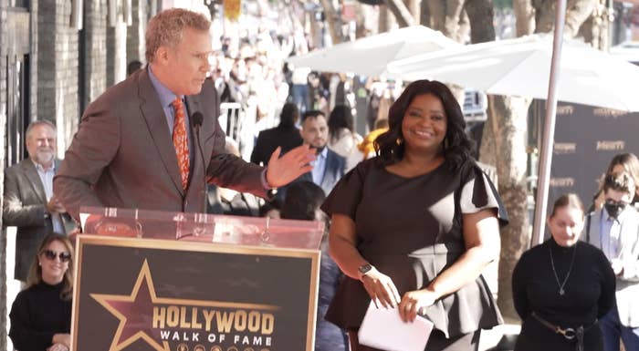 Will Ferrell and Octavia Spencer