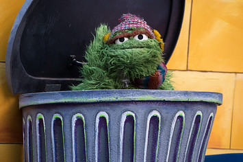 Oscar the Grouch of Sesame Street