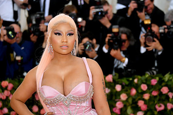 Nicki Minaj attends The 2019 Met Gala Celebrating Camp
