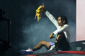 A$AP Rocky performs at Le Zenith