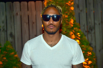 Rapper Future backstage at Meek Mill & Future in Concert