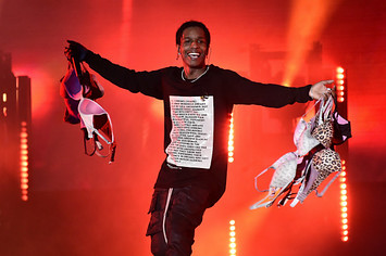 A$AP Rocky performs live during Rolling Loud music festival