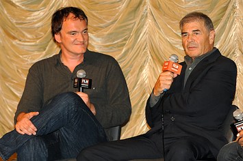 Quentin Tarantino and Robert Forster