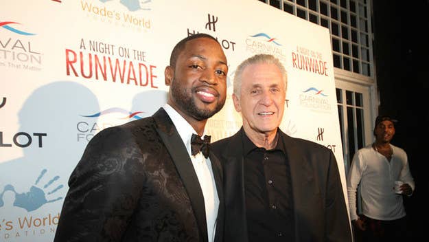 Dwayne Wade is clearly enjoying his retirement. 
