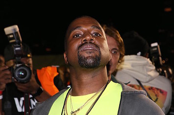 Kanye West attends the Nas "Nasir" Album Listening Session.