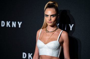 Cara Delevingne attends the DKNY 30th anniversary party