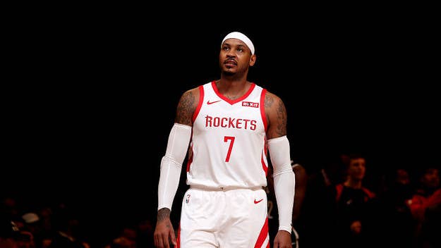 Carmelo Anthony's road to NBA redemption continues. 