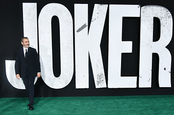 Joaquin Phoenix attends the premiere of Warner Bros Pictures "Joker"