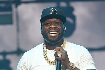 Curtis "50 Cent" Jackson performs onstage