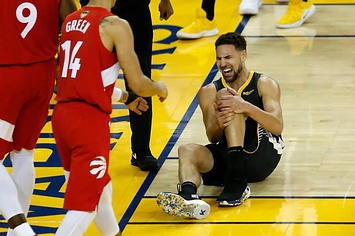 Klay Thompson tears his ACL in Game 6 of the 2019 Finals