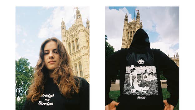 The Basement offers an exploration of the current domestic, and international political climate through apparel with the launch of 'Bridges Not Borders'.