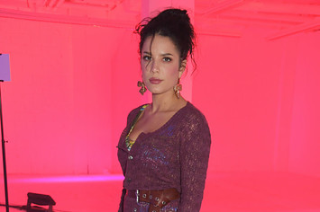 Halsey attends the Andreas Kronthaler For Vivienne Westwood Womenswear